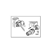 Угловой адаптер Danfoss 013G1360 для термостатических головок
