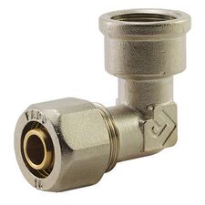 Обжимний фітинг кутник з внутрішньой різьбой Fado RFU 11, Розмір точний: 16-1/2