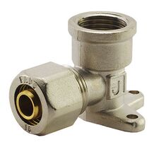 Обжимний фітинг кутник настінний з внутрішнім різьбленням Fado RFU 30, Розмір точний: 16-1/2