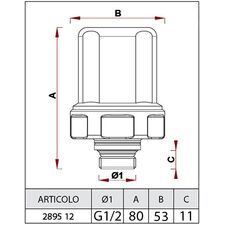 Компенсатор (гасник) гідроударів FAR FA 2895 12
