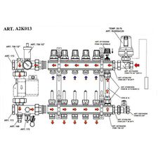 Змішувальний вузол з насосом ICMA M056, зображення 2