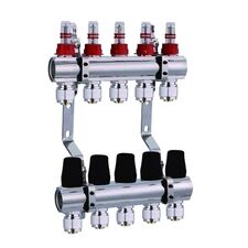 Колектор для теплої підлоги з витратомірами Djoul, Кількість виходів: 2 виходи