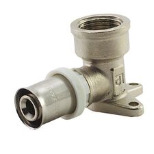 Прес-фітинг кут настінний з внутрішнім різьбленням Fado HDU 30, Розмір точний: 16-1/2