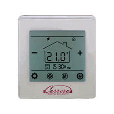 Комнатный термостат белого цвета Carrera FT-09