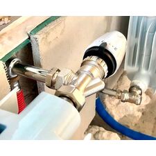 Термостатичний клапан з попереднім налаштуванням Danfoss RA-N 013G0153, Розмір точний: 1/2, Тип фітинга: Осьовий