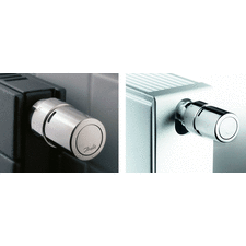 Термоголовка для радиатора в цвете хром Danfoss RAX 6170