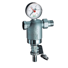 Самопромивний фільтр ЗР-ВР 100 мкм з манометром FAR FA 3946