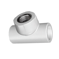 Трійник ппр із внутрішньою різьбою Firat White