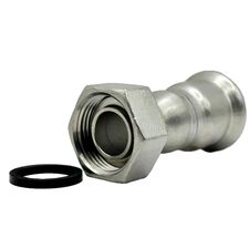 Муфта з накидною гайкою з нержавіючої сталі Isotubi