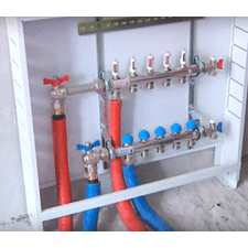 Колектор в зборі з витратомірами Rehau HKV-D