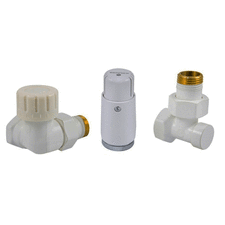 Радіаторний комплект осьовий правий білого кольору Schlosser Standart Mini