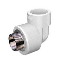 Кутник з зовнішньою різьбою Firat White