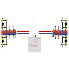 Насосна група для терморегулювання Caleffi 166
