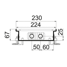 Внутрипольный конвектор Polvax KE