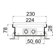 Внутрипольный конвектор Polvax KE