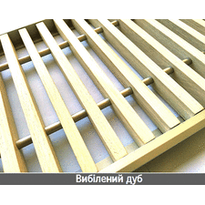 Деревянная решетка цвета Беленный Дуб для конвектора Polvax