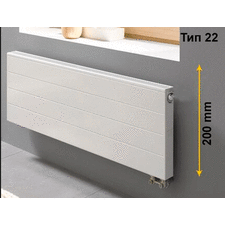 Плоский сталевий радіатор опалення Kermi Line PLK 200