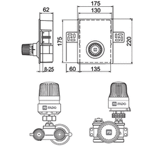 Унібокс для теплої підлоги Fado KLR01