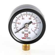 Манометр із нижнім підключенням Valtec VT.TM40.D