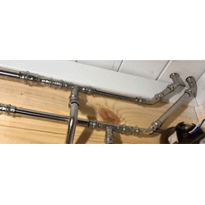 Кутник з'єднувальний 45° з нержавіючої сталі Valtec VTi.959.I