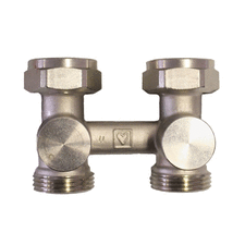 Прямий вузол нижнього підключення радіатора HERZ-3000-RL-1