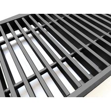 Алюминиевая решетка для конвектора Polvax Графит
