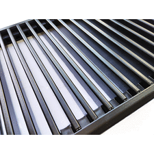 Алюминиевая решетка для конвектора Polvax Premium Графит