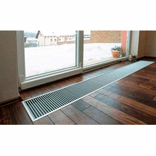 Алюминиевая решетка для конвектора Polvax