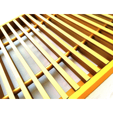 Алюминиевая решетка для конвектора Polvax Золото