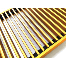 Алюминиевая решетка для конвектора Polvax Premium Золото