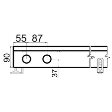Внутрипольный конвектор с вентилятором Polvax KV 300.90