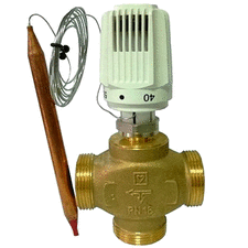 Трехходовой разделительный клапан Herz Calis TS RD 7766 с термоголовкой