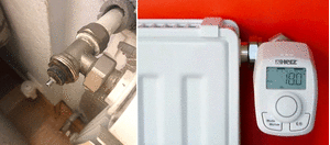 Термостатический клапан с преднастройкой Herz -TS-90-V 1772467