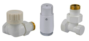 Радіаторний комплект осьовий правий білого кольору Schlosser Standart Mini