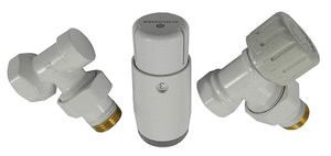 Комплект радіаторний кутовий колір білий Schlosser Standart Mini