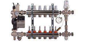 Колектор в зборі з насосом ICMA K060, Кількість виходів: 2 виходи