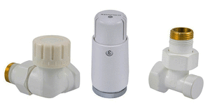 Радіаторний комплект осьовий лівий білого кольору Schlosser Standart Mini