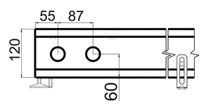 Внутрипольный конвектор с вентилятором Polvax KV 300.120
