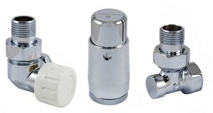 Радіаторний комплект хромований осьовий лівий Schlosser Standart Mini