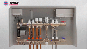 Комплект із трубою водяної теплої підлоги на 20м² - 120м² ICMA