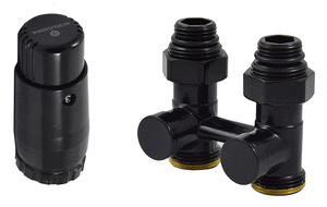 Радіаторний комплект прямий Schlosser 600800066.RAL90051