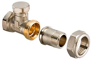 Запірний кран радіаторний прямий Valtec VT.020