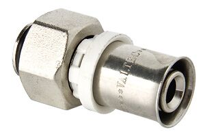 Valtec VTc.712.N Пресс-фитинг с накидной гайкой