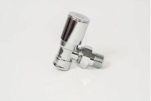 Кран радіаторний кутовий хромований AS Gruppe AS-VFP-01