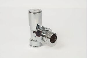 Кран радіаторний кутовий хромований AS Gruppe AS-VFP-01