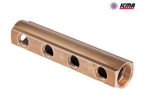 Простий розподільний колектор для води ICMA 1102