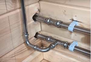 Кутник з'єднувальний 90° з нержавіючої сталі Valtec VTi.951.I