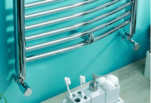 Угловой хромированный радиаторный кран Fado RC01