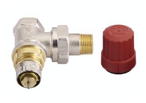 Тремостатический клапан Danfoss | Угловой
