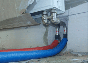 Кутовий вузол нижнього підключення радіатора Honeywell Verafix-VK V2461EX